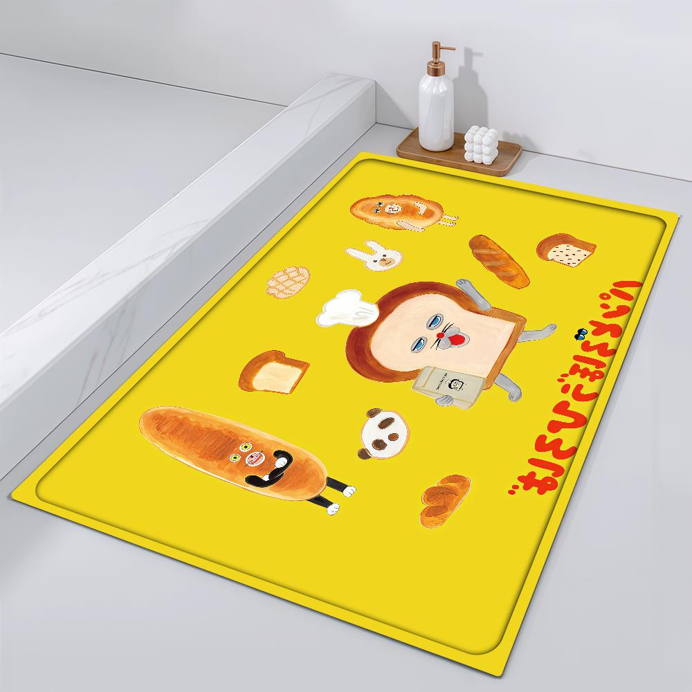 Door Mat B-Bread Bedside Entrance Bath Floor Decoration Corridor Door Mat Funny Carpet Living Cute Room Picture Balcony 40cm x 60cm
Door Mat B-Bread Bedside Entrance Bath Floor Decoration Corridor Door Mat Funny Carpet Living Cute Room Picture Balcony 40cm x 60cm