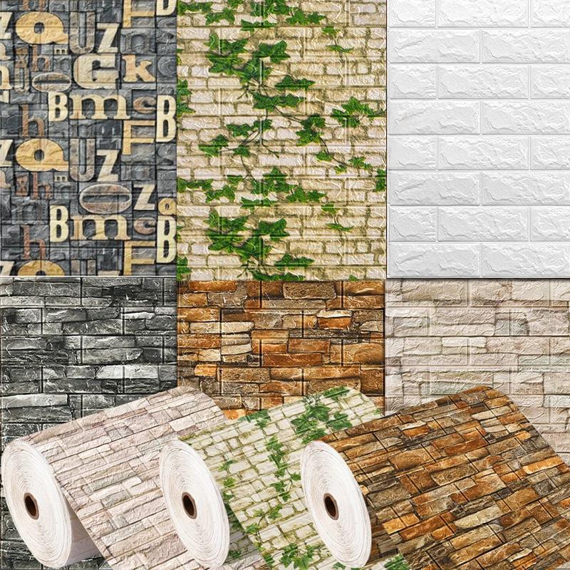 70cmX500cm DIY 3D Wallpaper Moisture Proof Modern Home Decoration Self-adhesive Waterproof Wall Stickers Brick Pattern 70cmX500cm
70cmX500cm DIY 3D Wallpaper Moisture Proof Modern Home Decoration Self-adhesive Waterproof Wall Stickers Brick Pattern 70cmX500cm