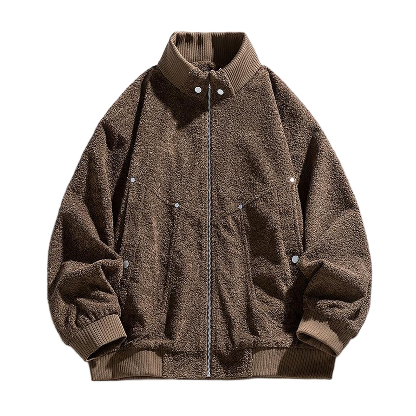 Мужское бейсбольное пальто большого размера, более свободное, повседневное, пушистая куртка XL кофейный
Мужское бейсбольное пальто большого размера, более свободное, повседневное, пушистая куртка XL кофейный