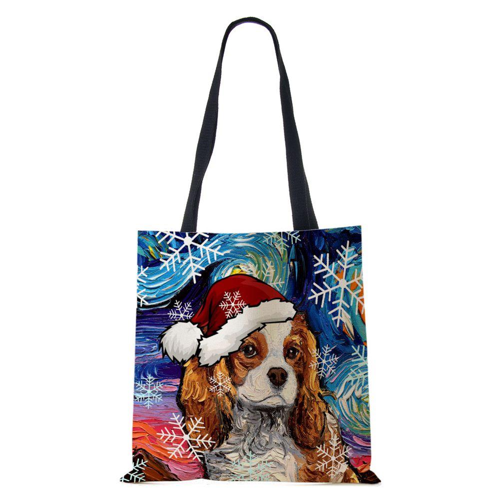 Рождественская Холщовая Сумка-Шоппер с Принтом Собаки Харадзюку Женская Многоразовая Сумка через Плечо 2022 Повседневная Вместительная Складная Сумка KTY
Рождественская Холщовая Сумка-Шоппер с Принтом Собаки Харадзюку Женская Многоразовая Сумка через Плечо 2022 Повседневная Вместительная Складная Сумка KTY