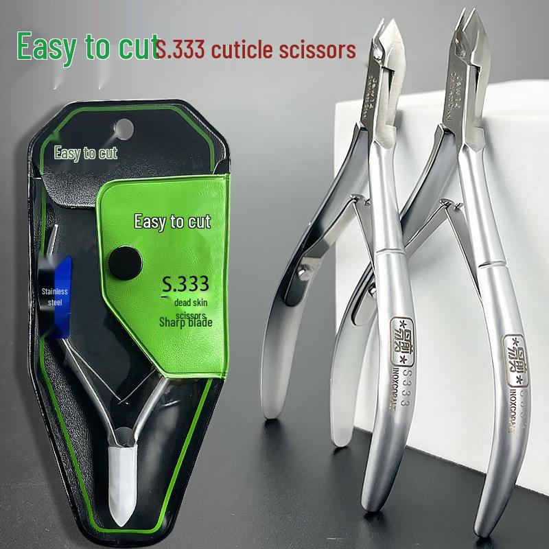 Vietnam S.333 Stainless Steel Dead Skin Scissors 3-Piece Set for Professional Nail Technicians – Sharp Yi Xiu Zhi Easy Cut D.501 with Protective Sleeve
Vietnam S.333 Stainless Steel Dead Skin Scissors 3-Piece Set for Professional Nail Technicians – Sharp Yi Xiu Zhi Easy Cut D.501 with Protective Sleeve