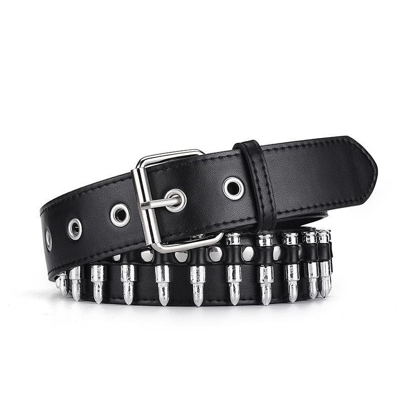 European Style Bullet Head Wide Leather Belt – Unisex Punk Fashion Trend чорний
European Style Bullet Head Wide Leather Belt – Unisex Punk Fashion Trend чорний