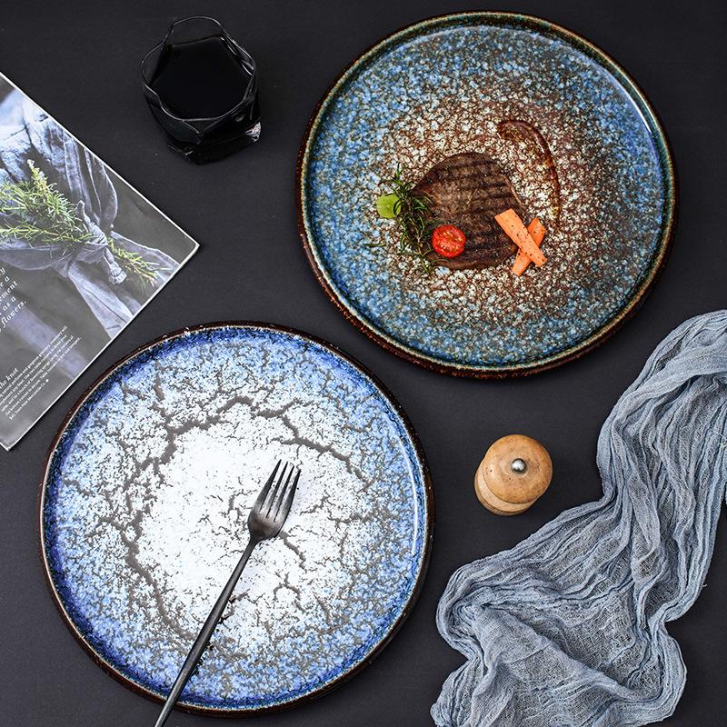 European Style Starry Sky Crackle Ceramic Dinner Plate Pizza Pasta Steak Plate 12 Inch Large Capacity Cutlery Kitchen Utensils
European Style Starry Sky Crackle Ceramic Dinner Plate Pizza Pasta Steak Plate 12 Inch Large Capacity Cutlery Kitchen Utensils