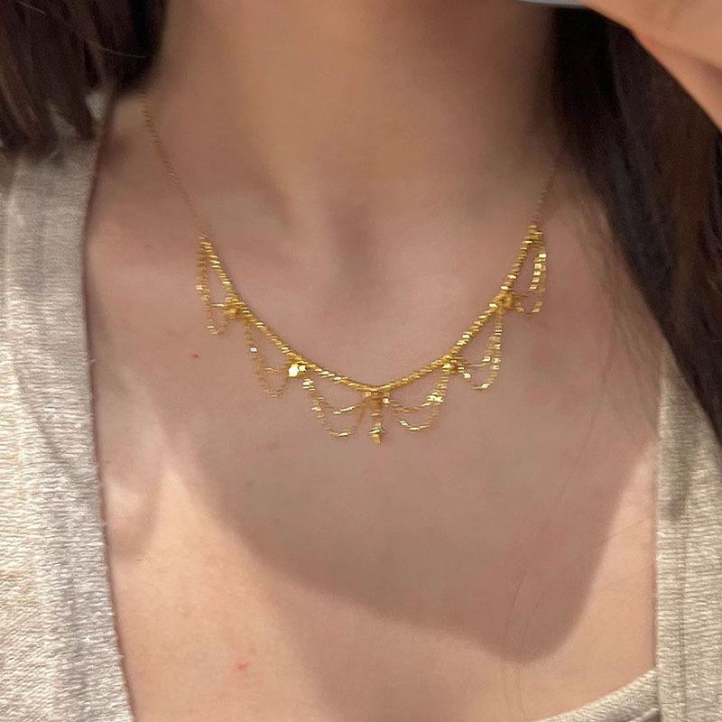 Inspiration design Multi layer chain starry lace tassels necklace fien exquisite star collar banquet jewelry gift for women 45cm золотой
Inspiration design Multi layer chain starry lace tassels necklace fien exquisite star collar banquet jewelry gift for women 45cm золотой