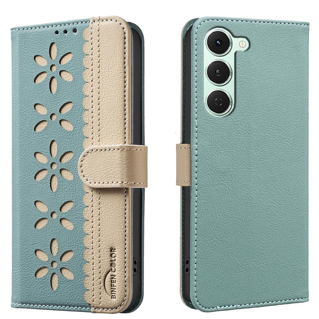For TECNO Spark 40 Pro+ 4G Leather Case BINFEN COLOR BF36 Floral Pattern Phone Cover RFID Blocking Wallet Stand Green
For TECNO Spark 40 Pro+ 4G Leather Case BINFEN COLOR BF36 Floral Pattern Phone Cover RFID Blocking Wallet Stand Green
