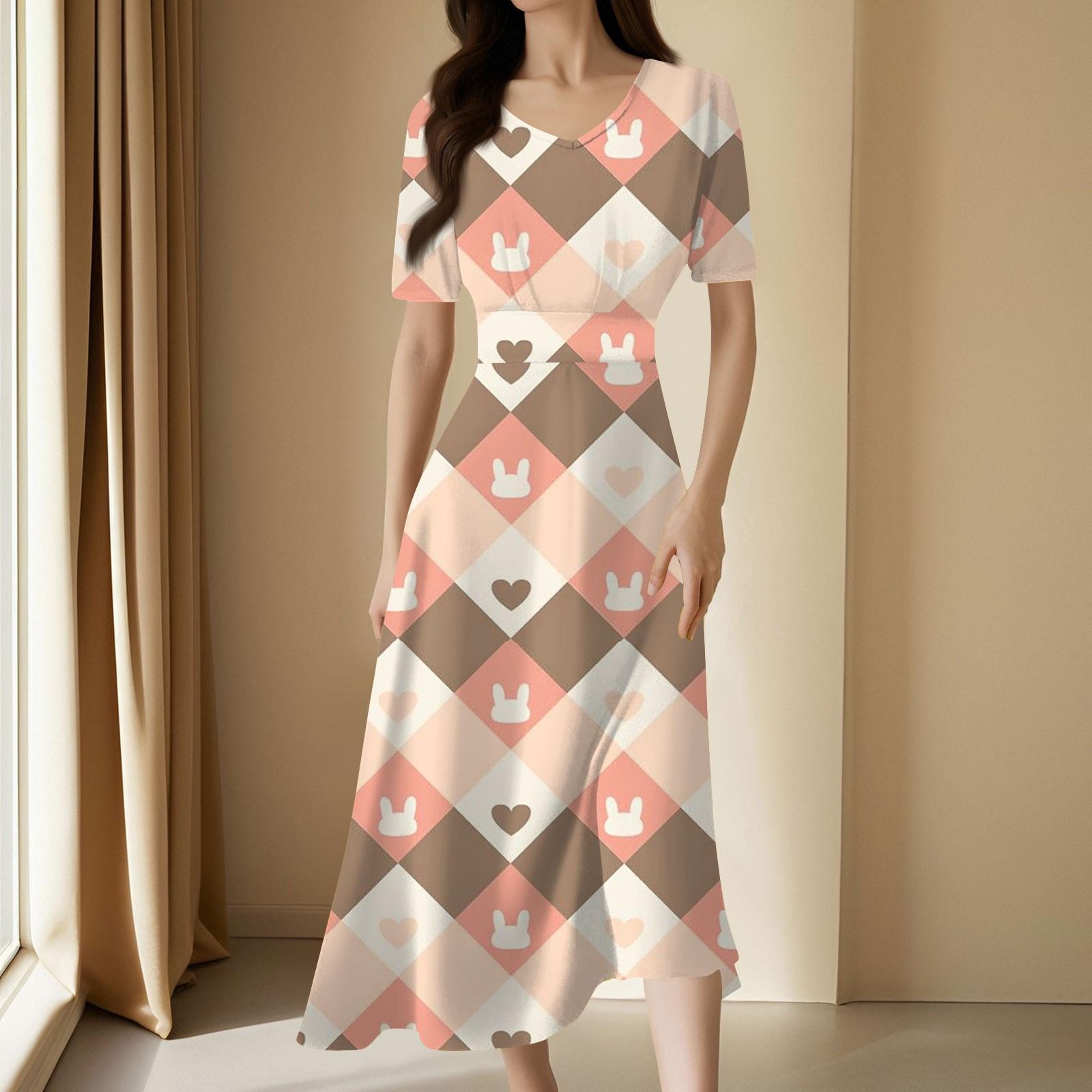 Женское повседневное модное длинное свободное платье с v-образным вырезом и коротким рукавом на талии L
Женское повседневное модное длинное свободное платье с v-образным вырезом и коротким рукавом на талии L