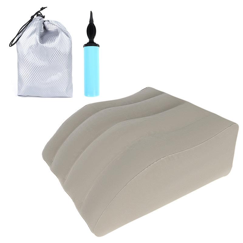 Durable Inflatable Pillow Trapezoidal Flocking Lift Leg Pillow Environmentally Friendly Portable Pillow Relieves Fatigue сірий колір
Durable Inflatable Pillow Trapezoidal Flocking Lift Leg Pillow Environmentally Friendly Portable Pillow Relieves Fatigue сірий колір