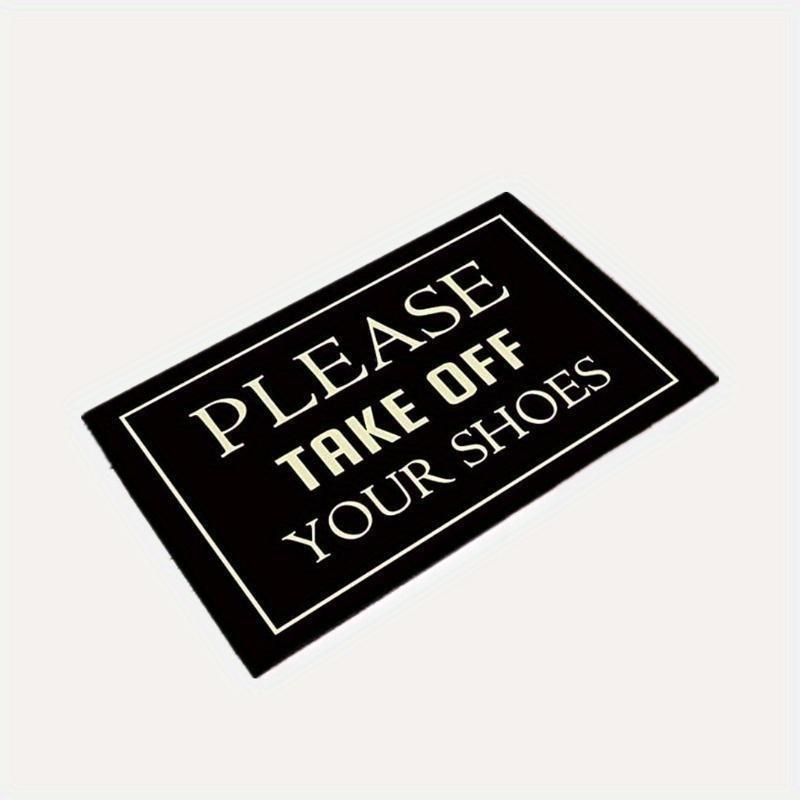 1 шт. Принтованный придверный коврик, Коврик с напоминанием снять обувь, Мягкие коврики для прихожей 1PC чёрный
1 шт. Принтованный придверный коврик, Коврик с напоминанием снять обувь, Мягкие коврики для прихожей 1PC чёрный