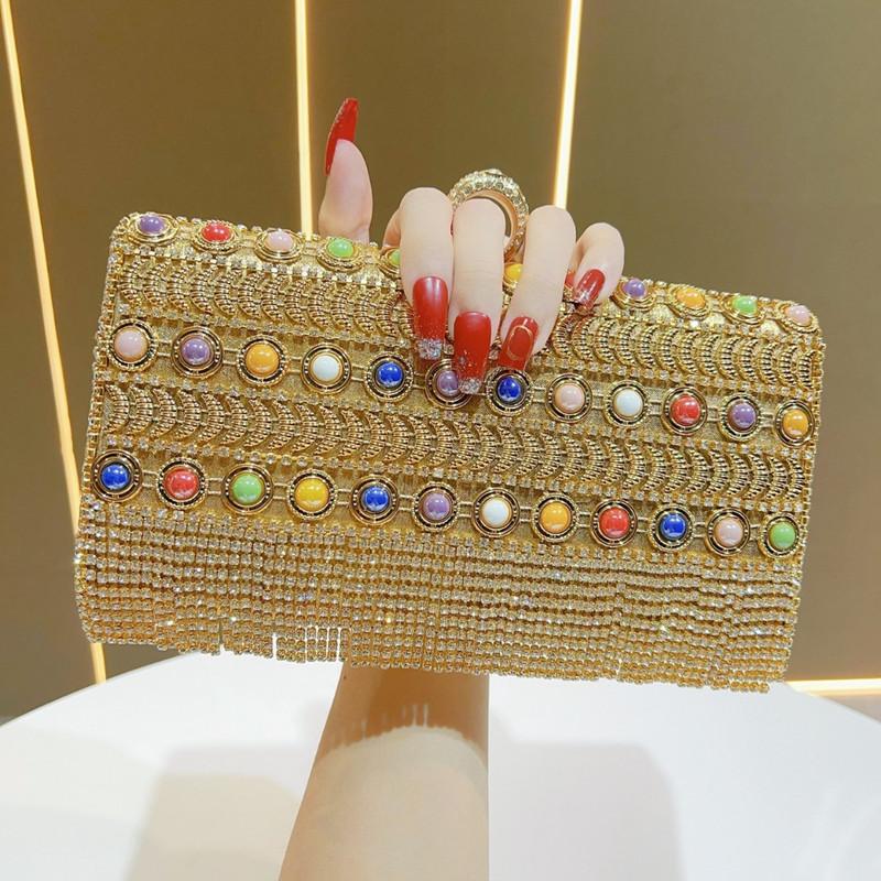 2025 Luxury Sequin Tassel Diamonds Colorful Bead Evening Clutch Bag Women Glitter Rhinestone Handbag High end Party Shoulder Bag золотой
2025 Luxury Sequin Tassel Diamonds Colorful Bead Evening Clutch Bag Women Glitter Rhinestone Handbag High end Party Shoulder Bag золотой