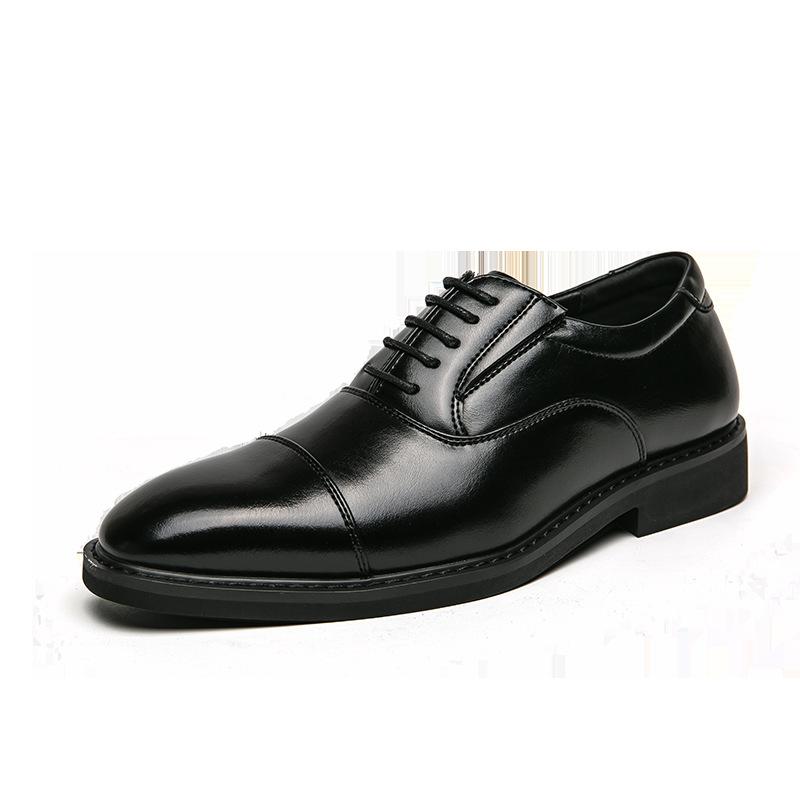 Men s shoes spring and autumn new British business dress shoes men s casual commuting pointed head heightening lace-up derby shoes men 38
Men s shoes spring and autumn new British business dress shoes men s casual commuting pointed head heightening lace-up derby shoes men 38