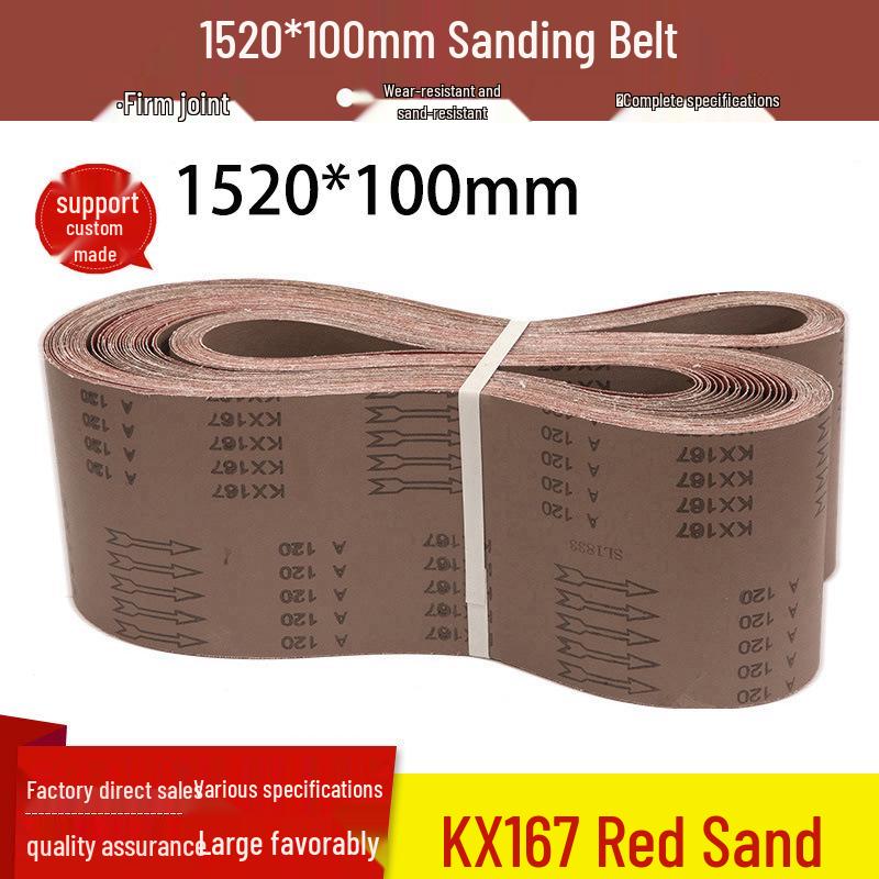 1520*100 Sanding Belt KX167 for Woodworking, Metal Grinding, Polishing, and Belt Machines with Butt Joint
1520*100 Sanding Belt KX167 for Woodworking, Metal Grinding, Polishing, and Belt Machines with Butt Joint