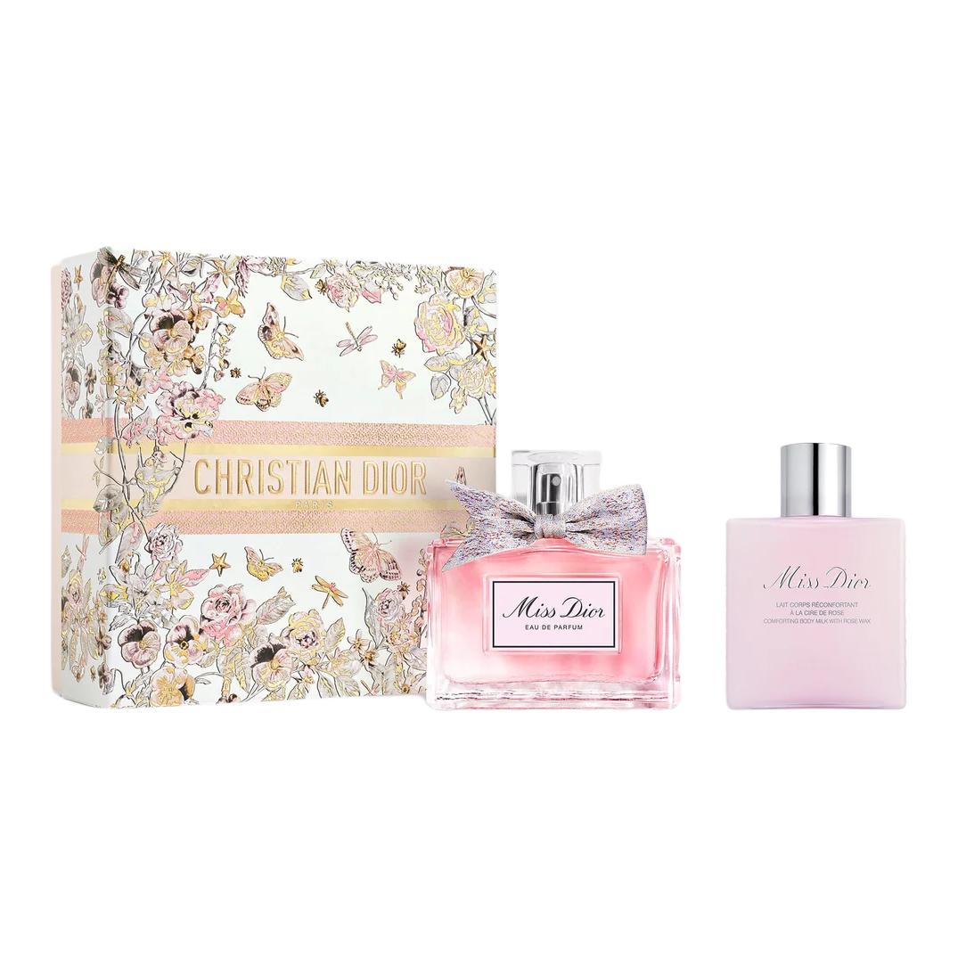 DIOR Miss Dior Eau De Parfum Body Lingerie Set, Gilded Butterfly Box Limited Edition Eau De Parfum EDP Two-Piece Set: 50ml Perfume+75ml Body Lotion
DIOR Miss Dior Eau De Parfum Body Lingerie Set, Gilded Butterfly Box Limited Edition Eau De Parfum EDP Two-Piece Set: 50ml Perfume+75ml Body Lotion