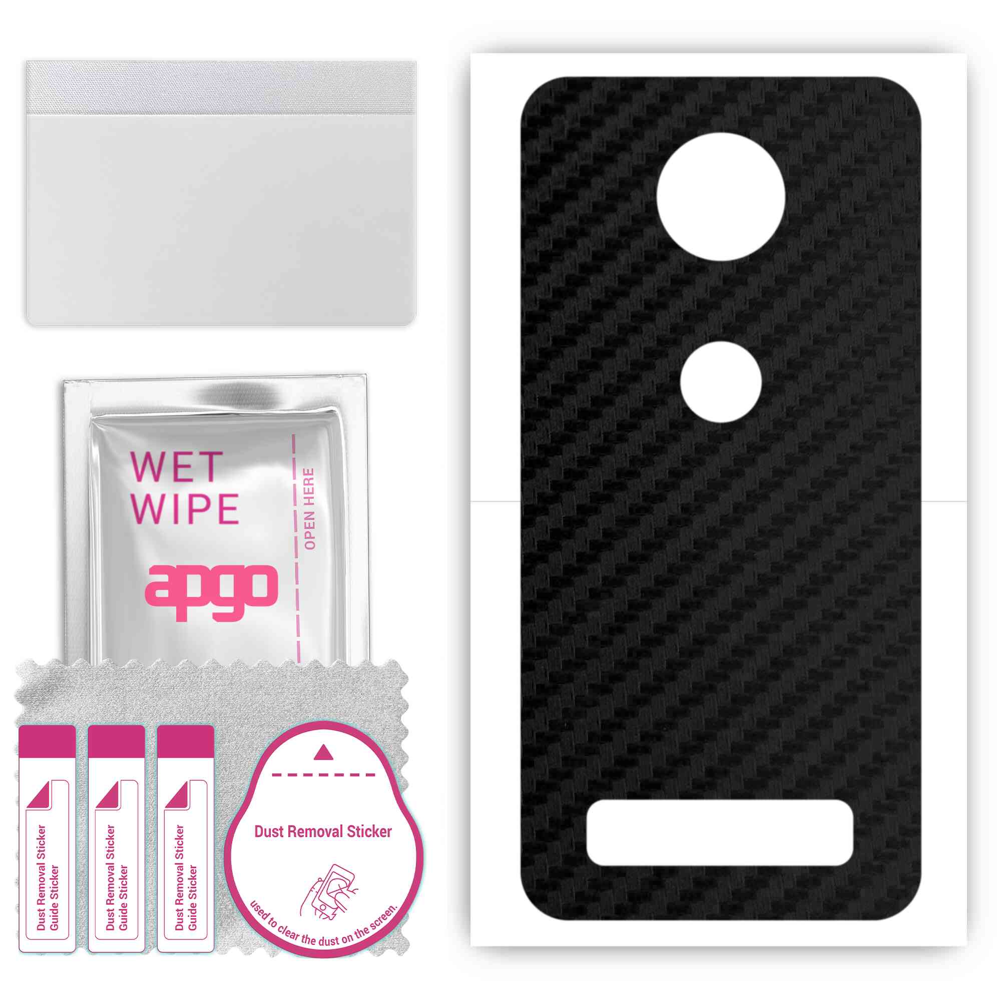 apgo Захисна наклейка для задньої панелі, сумісна з Motorola Moto Z2 Force, Wrap Film, Foil, Vinyl - Pattern Carbon Black
apgo Захисна наклейка для задньої панелі, сумісна з Motorola Moto Z2 Force, Wrap Film, Foil, Vinyl - Pattern Carbon Black