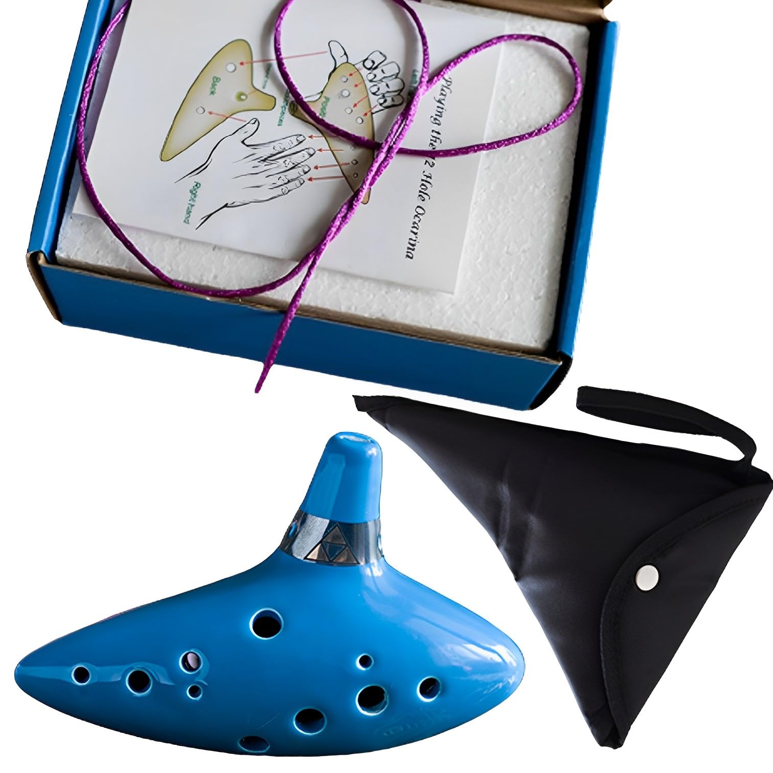 MIMIA Ocarina 12 отверстий для начинающих любителей музыки Музыкальный набор для начинающих Керамический окарина Музыкальный инструмент (Светло-синий)
MIMIA Ocarina 12 отверстий для начинающих любителей музыки Музыкальный набор для начинающих Керамический окарина Музыкальный инструмент (Светло-синий)