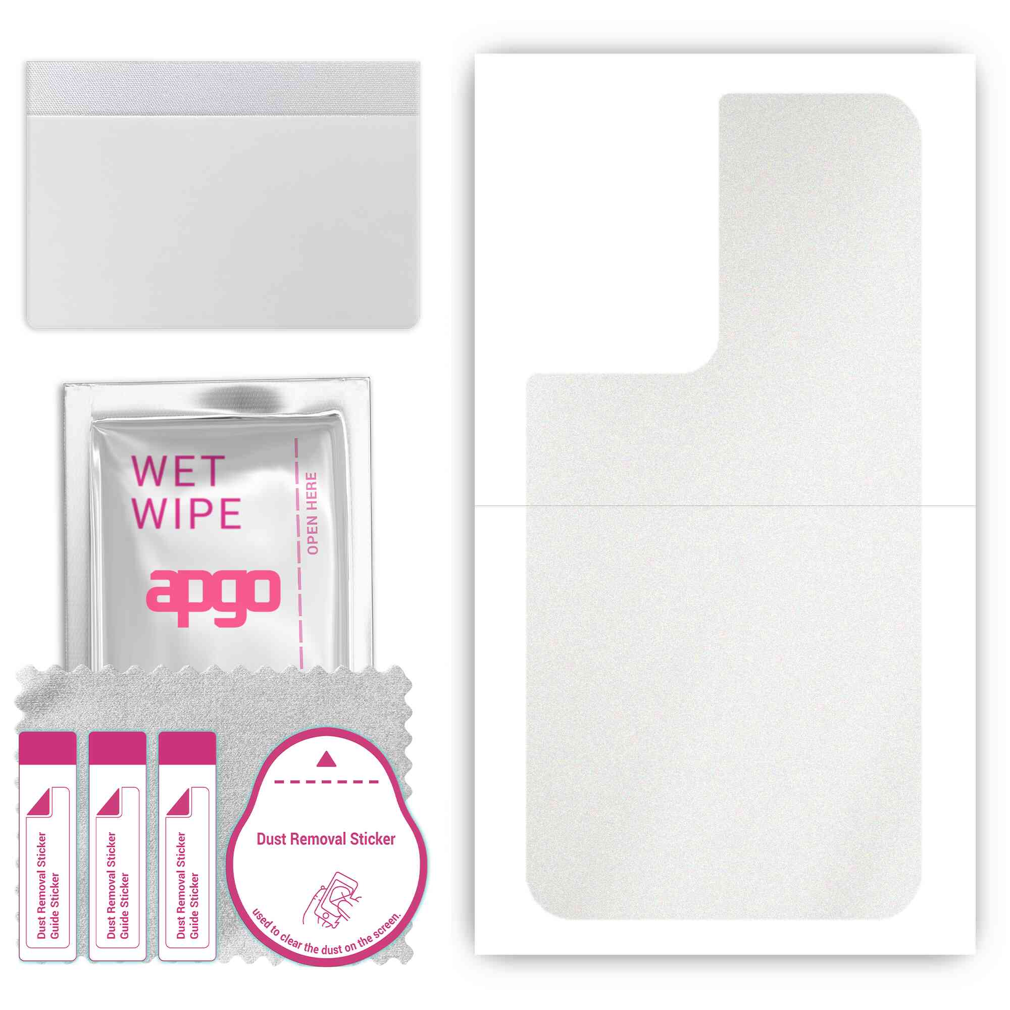 apgo Protective Skin Sticker for the back compatible with Samsung Galaxy S21 Ultra 5G, Wrap Film, Foil, Vinyl - Pattern Matte Transparent
apgo Protective Skin Sticker for the back compatible with Samsung Galaxy S21 Ultra 5G, Wrap Film, Foil, Vinyl - Pattern Matte Transparent