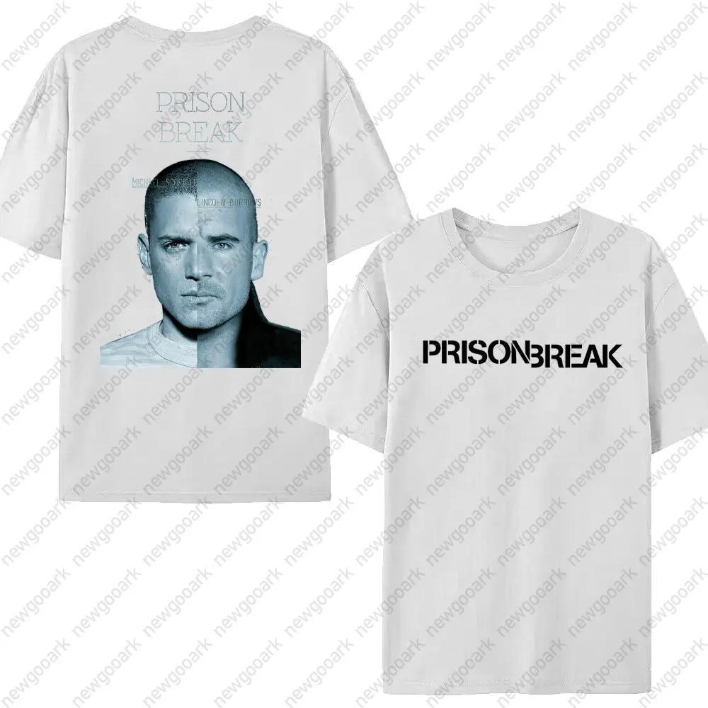 Intage T Shirt Black and White Michael Scofield Simple Cotton T Shirts Prison Break Tshirt for Male Summer Y2K Casual Top Tees S
Intage T Shirt Black and White Michael Scofield Simple Cotton T Shirts Prison Break Tshirt for Male Summer Y2K Casual Top Tees S