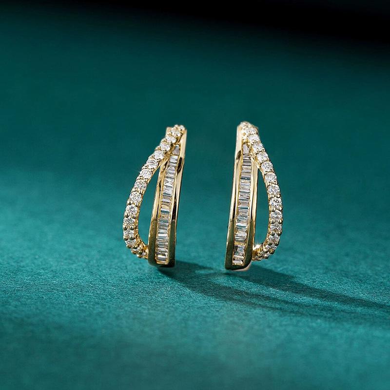 2026 New Simple Line Letter C-shaped Earrings with Fashionable Design and Inlaid Zircon Zircon, Popular Personalized Zircon
2026 New Simple Line Letter C-shaped Earrings with Fashionable Design and Inlaid Zircon Zircon, Popular Personalized Zircon