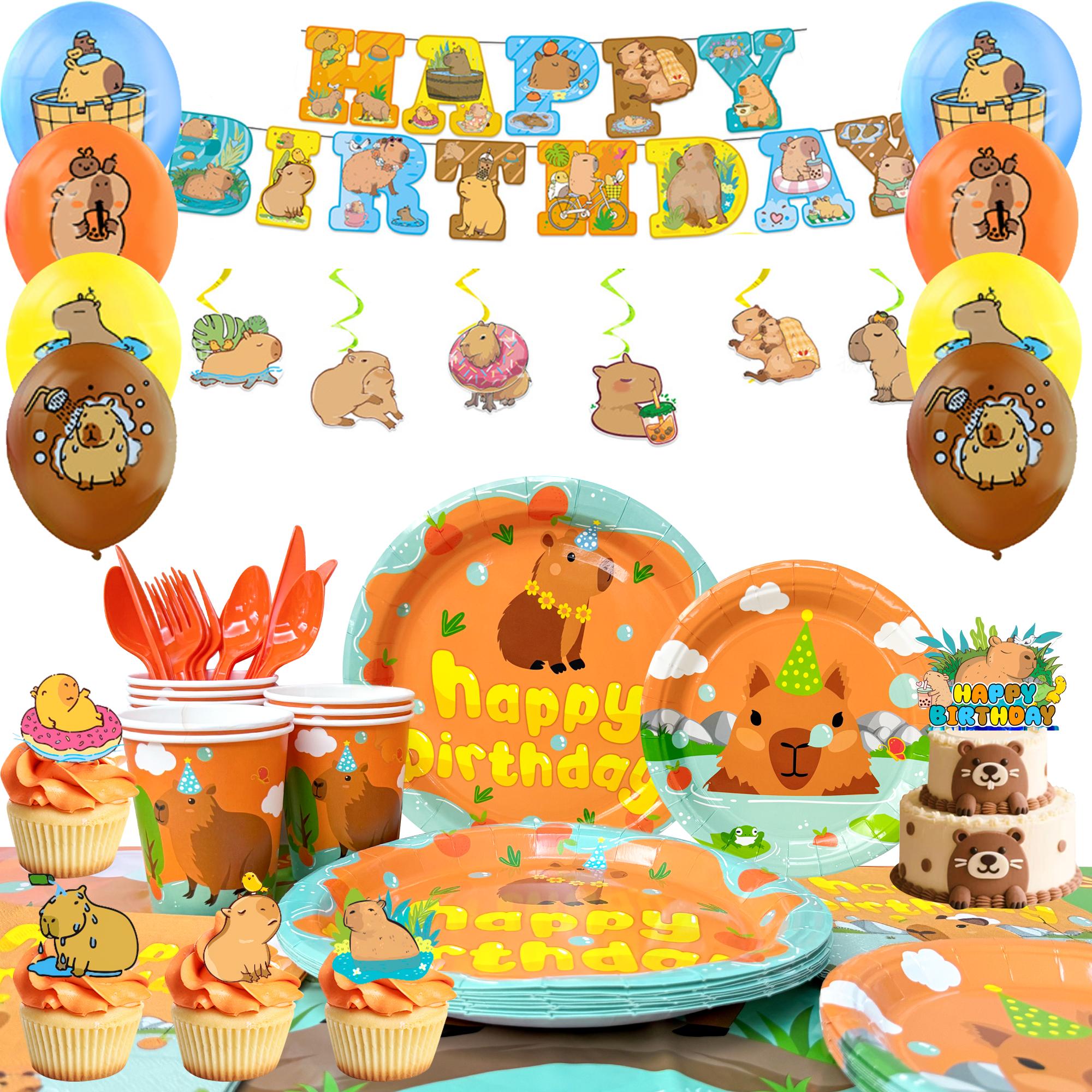 Cartoon Party Supplies, Cartoon Decorations & Tableware Sets - Cartoon Birthday Party Plates, Cups, Napkins, Cartoon Party Balloons, Banners etc жовтий/коричневий
Cartoon Party Supplies, Cartoon Decorations & Tableware Sets - Cartoon Birthday Party Plates, Cups, Napkins, Cartoon Party Balloons, Banners etc жовтий/коричневий