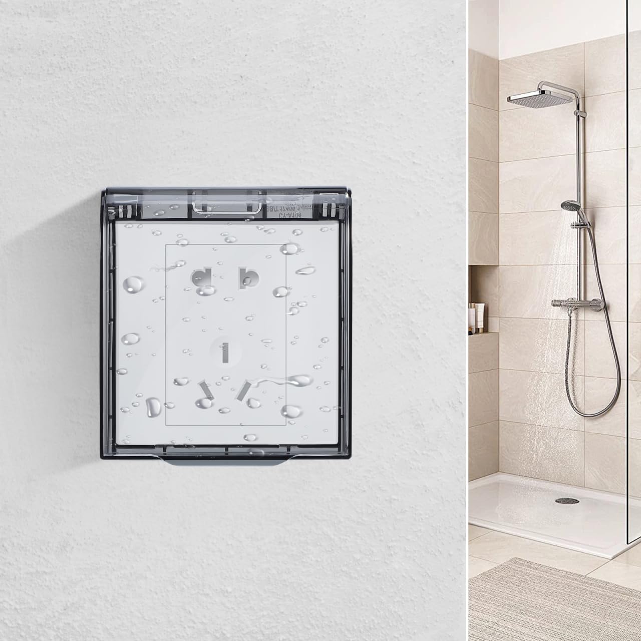 Крышка розетки типа 86 Сверхпрочная конструкция Водонепроницаемая крышка розетки для улицы Кухни Ванной комнаты Легкая установка 4,52X3,93X2,83 дюйма
Крышка розетки типа 86 Сверхпрочная конструкция Водонепроницаемая крышка розетки для улицы Кухни Ванной комнаты Легкая установка 4,52X3,93X2,83 дюйма