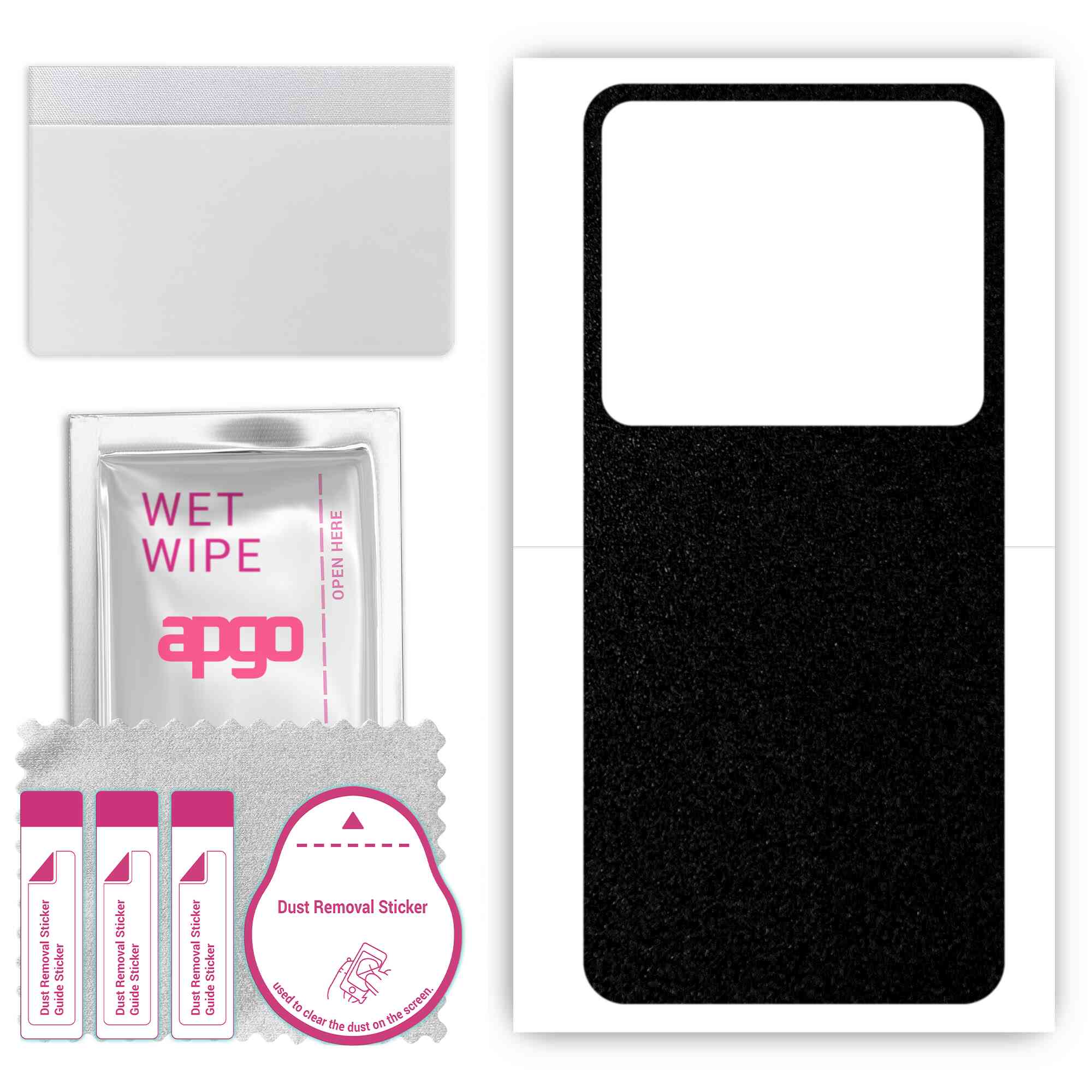 apgo Protective Skin Sticker for the back compatible with Xiaomi 12S Ultra, Wrap Film, Foil, Vinyl - Pattern Matte Black
apgo Protective Skin Sticker for the back compatible with Xiaomi 12S Ultra, Wrap Film, Foil, Vinyl - Pattern Matte Black