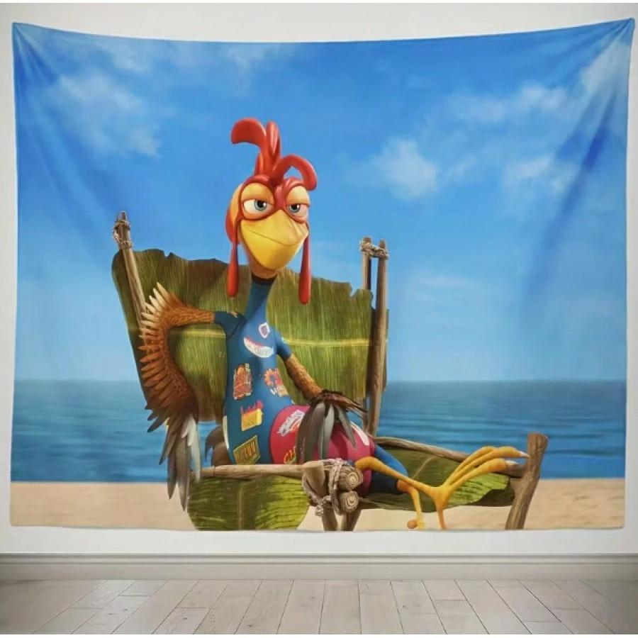 1pc Tropical Surfing Chicken Joe Tapestry Polyester 2D Flat Wall Hanging for Bedroom Living Room Dorm Fun Decor Cartoon Gift 74x94cm(29x37in)
1pc Tropical Surfing Chicken Joe Tapestry Polyester 2D Flat Wall Hanging for Bedroom Living Room Dorm Fun Decor Cartoon Gift 74x94cm(29x37in)