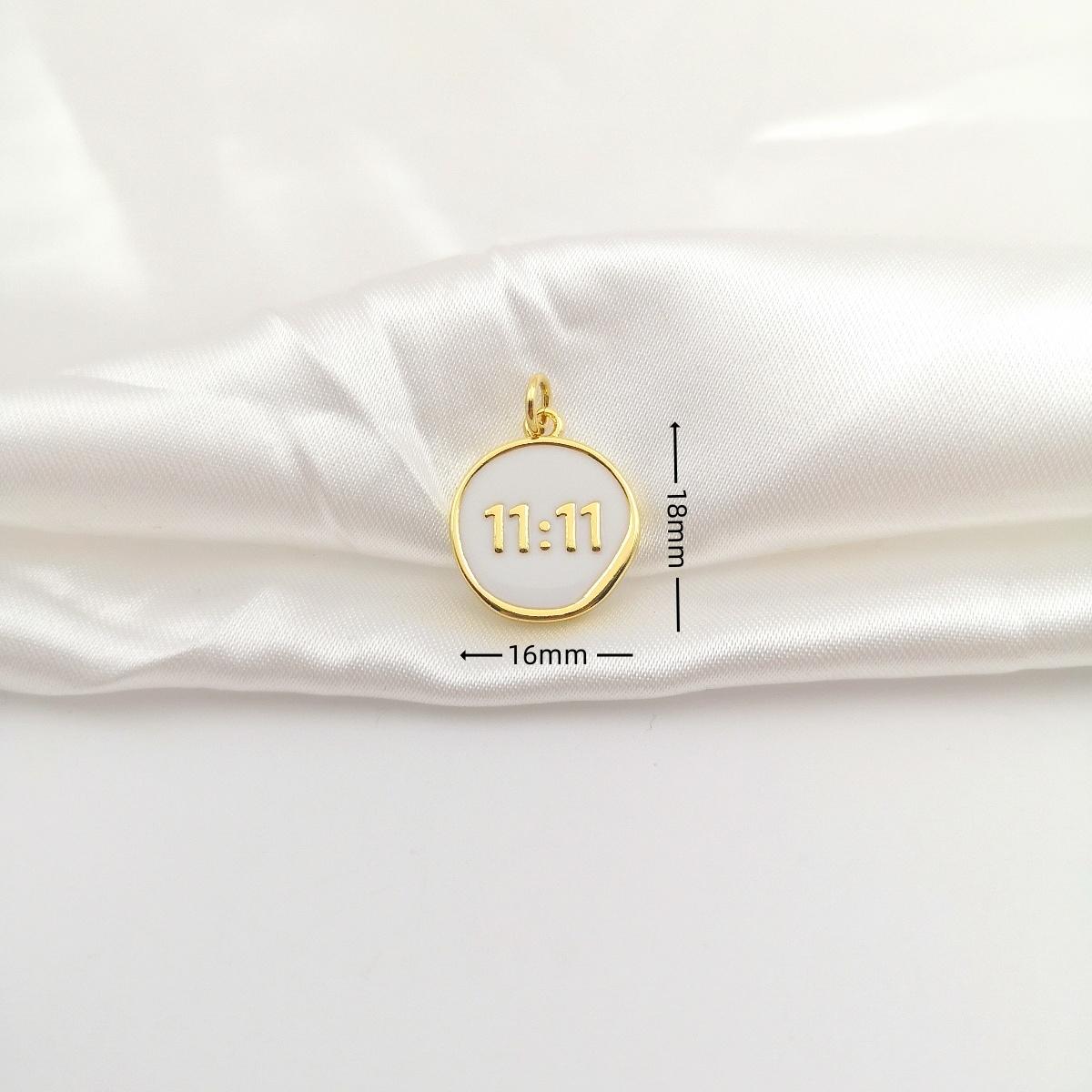 Angel Number 11:11 White Charms for Necklace Bracelets Earrings Enamel Gold Plated Rainbow Grass Pendant DIY Jewelry Accessories
Angel Number 11:11 White Charms for Necklace Bracelets Earrings Enamel Gold Plated Rainbow Grass Pendant DIY Jewelry Accessories