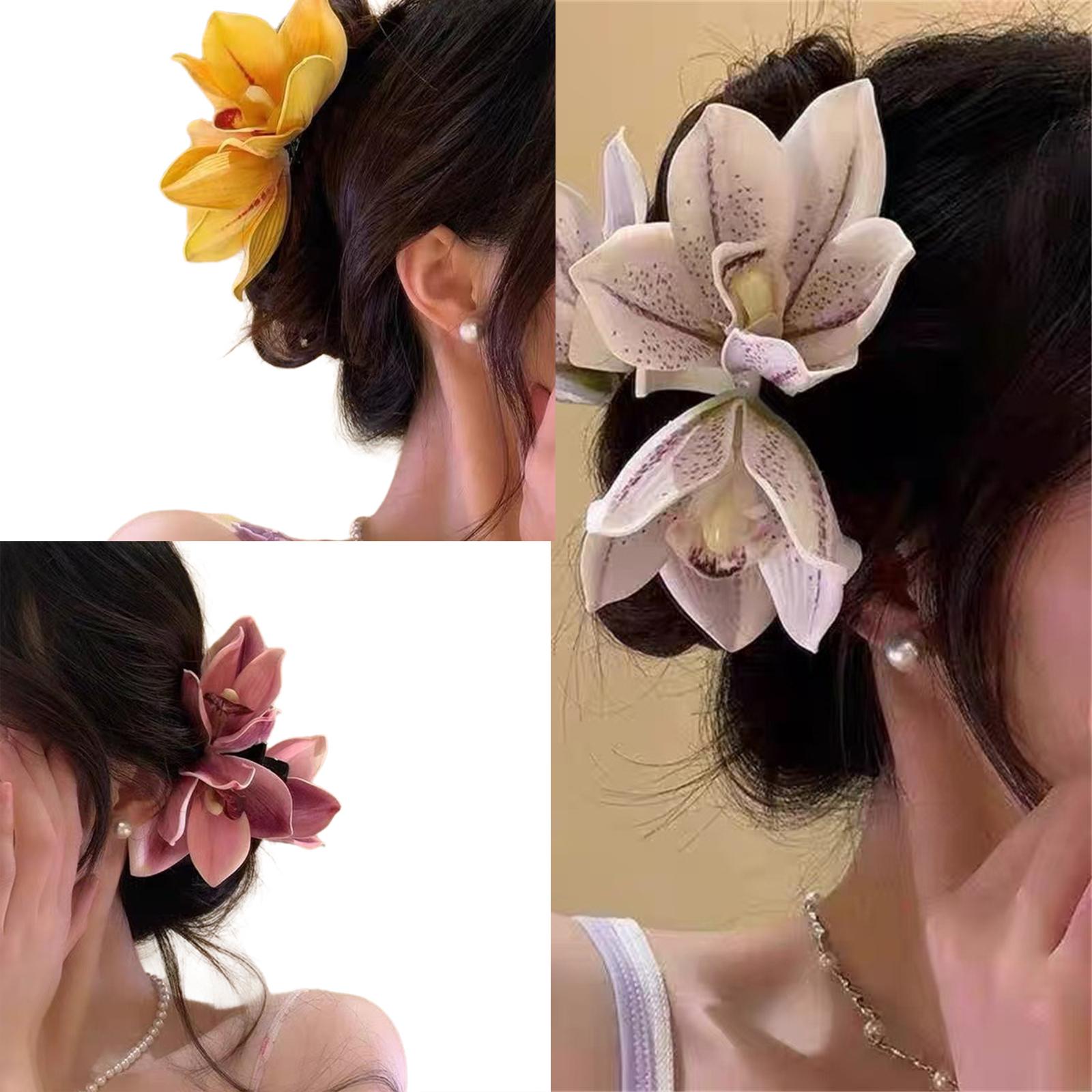 Elegant Orchids Hair Claw Clip for Women Teens with Secure Grip Perfect for Various Hairstyles and Theme Occasion різнокольоровий
Elegant Orchids Hair Claw Clip for Women Teens with Secure Grip Perfect for Various Hairstyles and Theme Occasion різнокольоровий