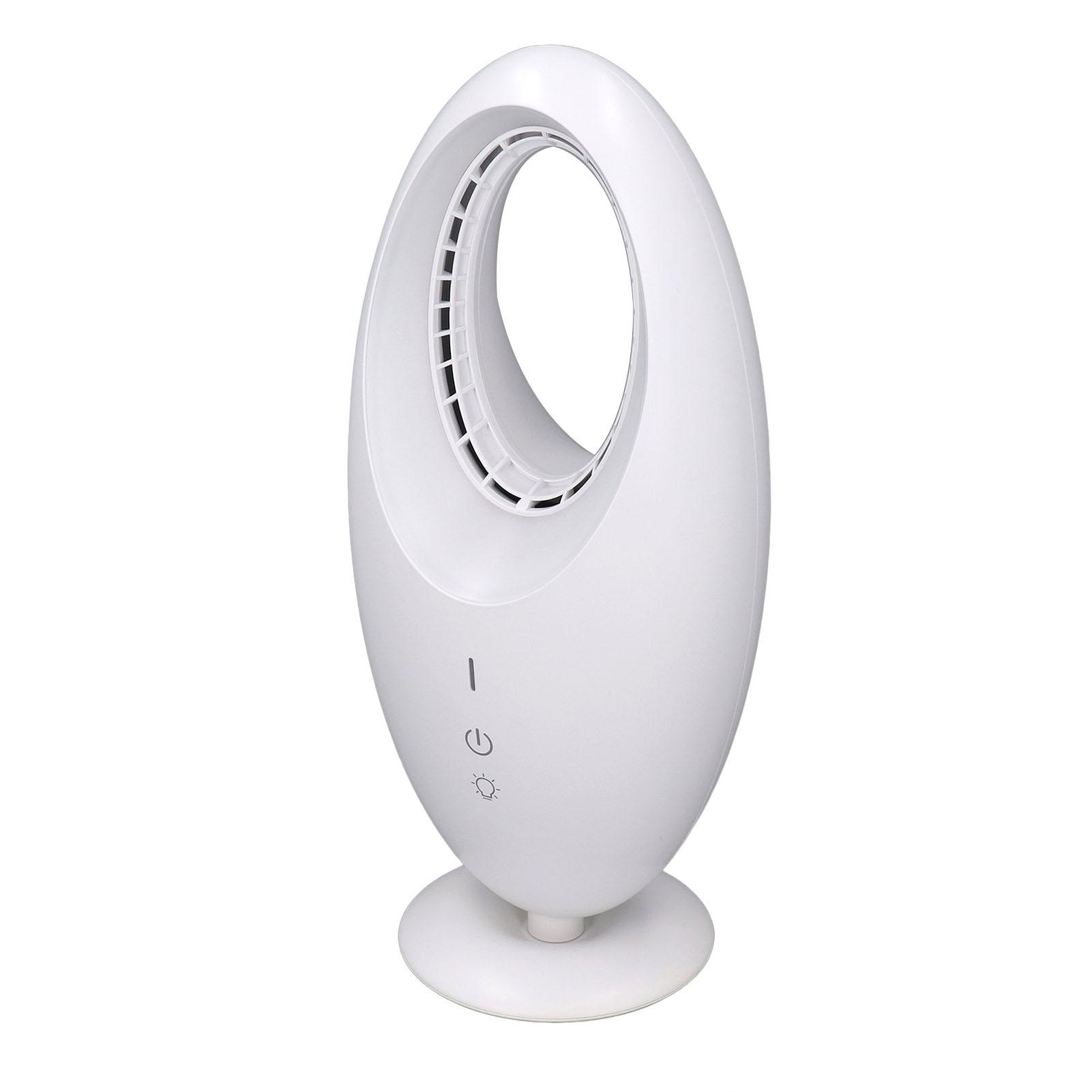 Bladeless Desk Fan 3 Speeds Energy Saving Quiet Small Table Fan with LED Light for Home Office Bedroom
Bladeless Desk Fan 3 Speeds Energy Saving Quiet Small Table Fan with LED Light for Home Office Bedroom