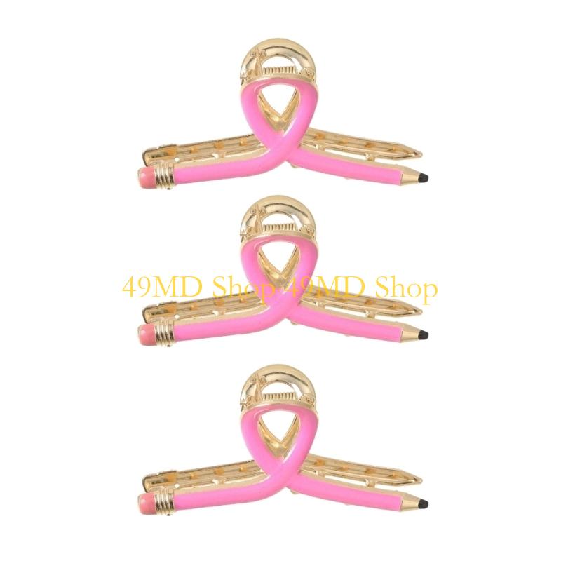 49MD 3pcs Metal Pencil Hair Claw Clip School Event Teacher Appreciation Gift рожевий
49MD 3pcs Metal Pencil Hair Claw Clip School Event Teacher Appreciation Gift рожевий