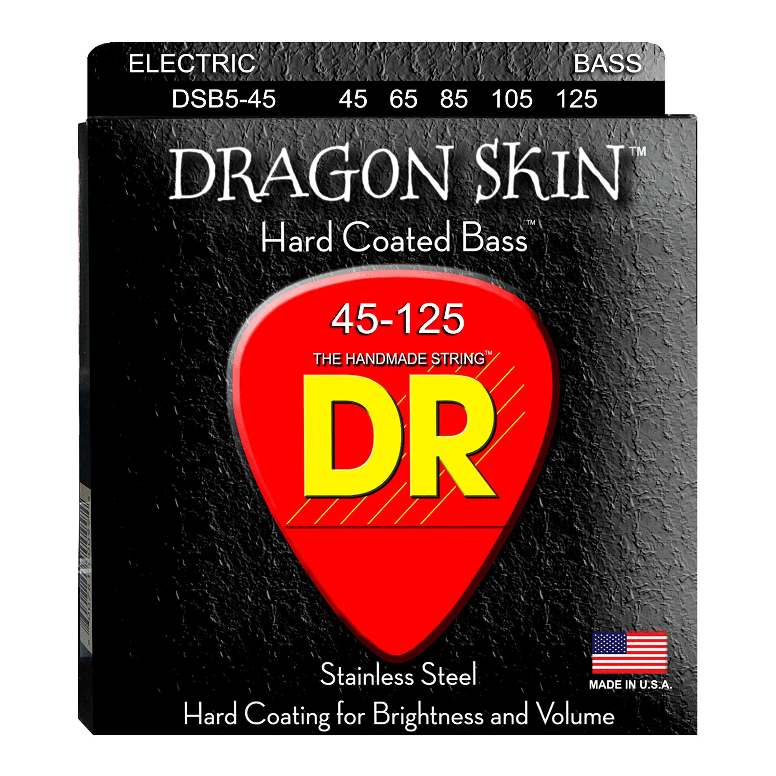 5-струнная басовая струна DR DRAGON SKIN нержавеющая сталь с прозрачным покрытием .045-.125 DSB5-45
5-струнная басовая струна DR DRAGON SKIN нержавеющая сталь с прозрачным покрытием .045-.125 DSB5-45