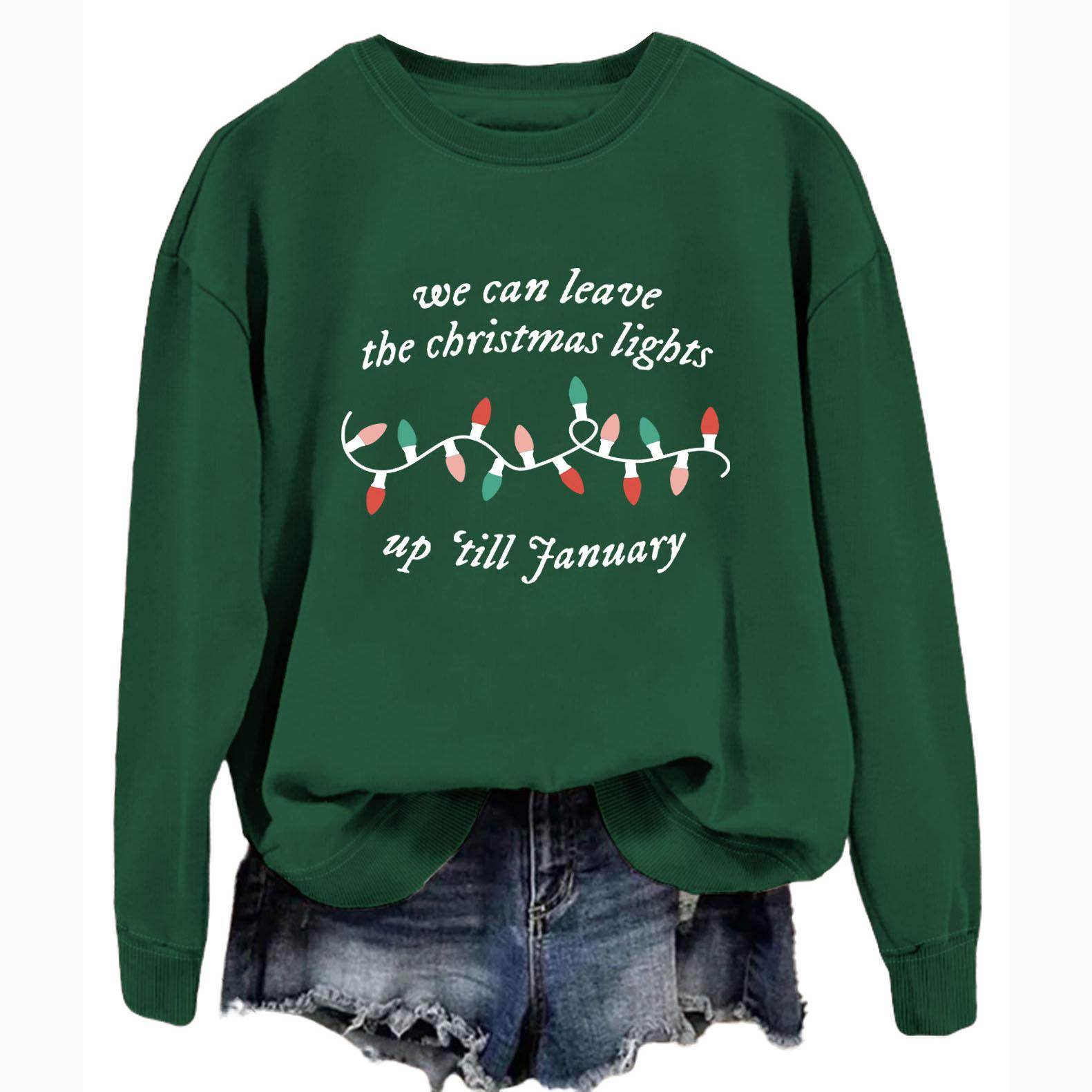 Весенне-осенняя женская мода с принтом повседневный свитер с длинным рукавом XS темно-зеленого
Весенне-осенняя женская мода с принтом повседневный свитер с длинным рукавом XS темно-зеленого