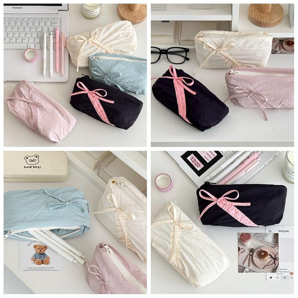 Stationery Storage Bag Bow Makeup Bag Bowknot Skincare Storage Bag INS Cosmetic Bag Outdoor pink
Stationery Storage Bag Bow Makeup Bag Bowknot Skincare Storage Bag INS Cosmetic Bag Outdoor pink