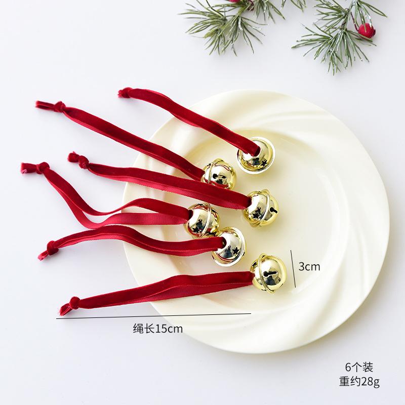 6PCS Christmas Bell Pendant Golden Bell Hanging Christmas Tree Decoration Xmas Hanging Christmas Home Decoration New Year Gift
6PCS Christmas Bell Pendant Golden Bell Hanging Christmas Tree Decoration Xmas Hanging Christmas Home Decoration New Year Gift