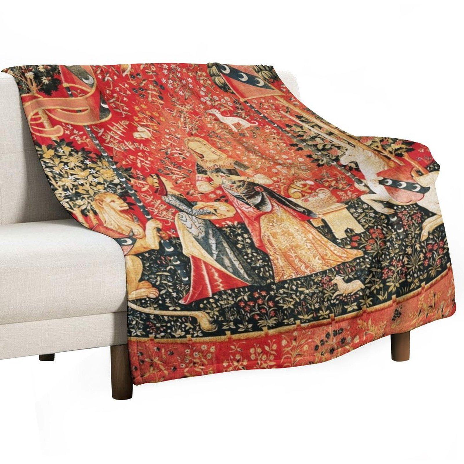 LADY AND UNICORN ,SMELL ,Lion,Fantasy Flowers,Animals Red Green Floral Throw Blanket Winter beds Beach Blankets 30x40in
LADY AND UNICORN ,SMELL ,Lion,Fantasy Flowers,Animals Red Green Floral Throw Blanket Winter beds Beach Blankets 30x40in