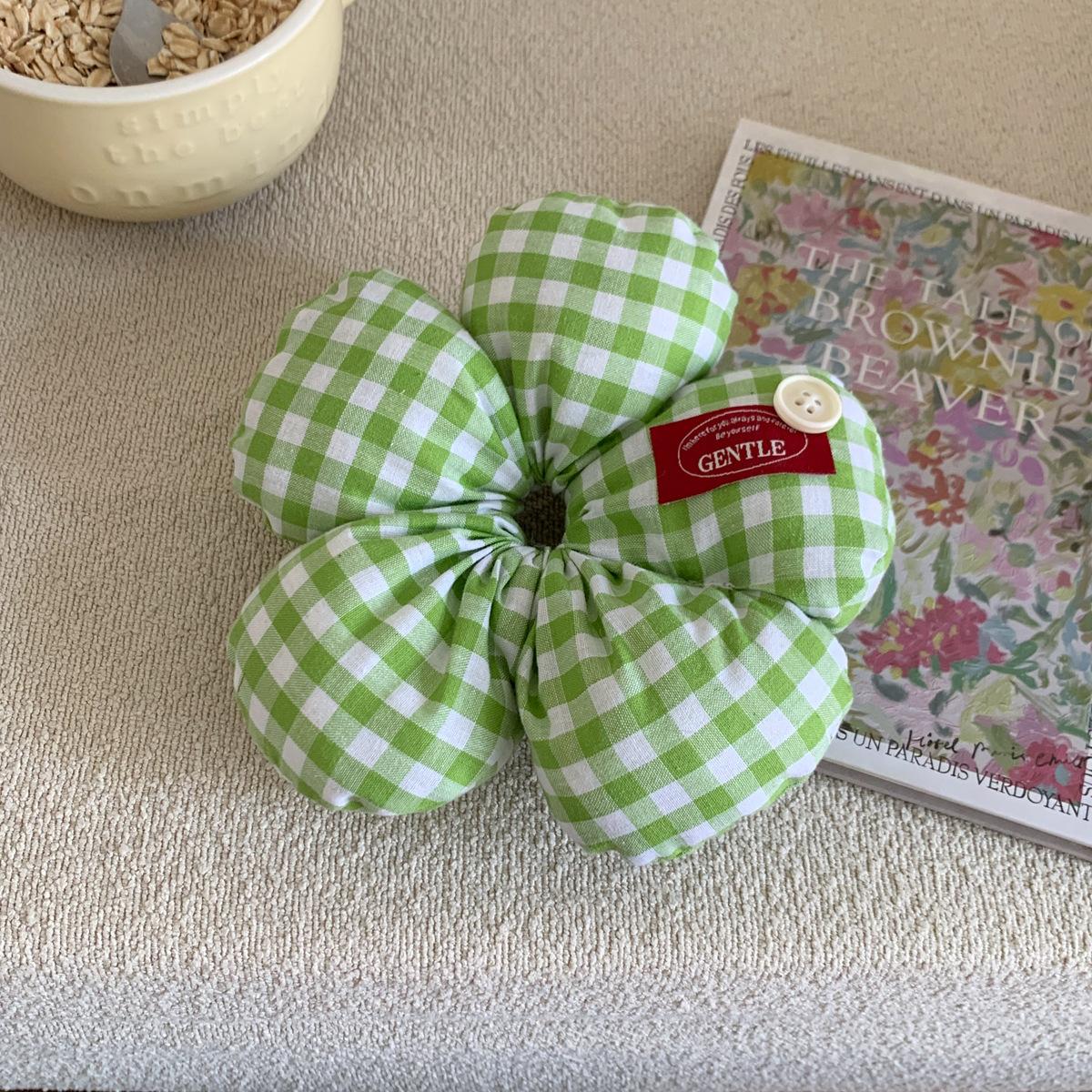 Spring Summer Candy Color Plaid Flower Hair Scrunchies Three Dimensional Sponge Hair Rope Cute Handmade Hair Accessories Decor
Spring Summer Candy Color Plaid Flower Hair Scrunchies Three Dimensional Sponge Hair Rope Cute Handmade Hair Accessories Decor