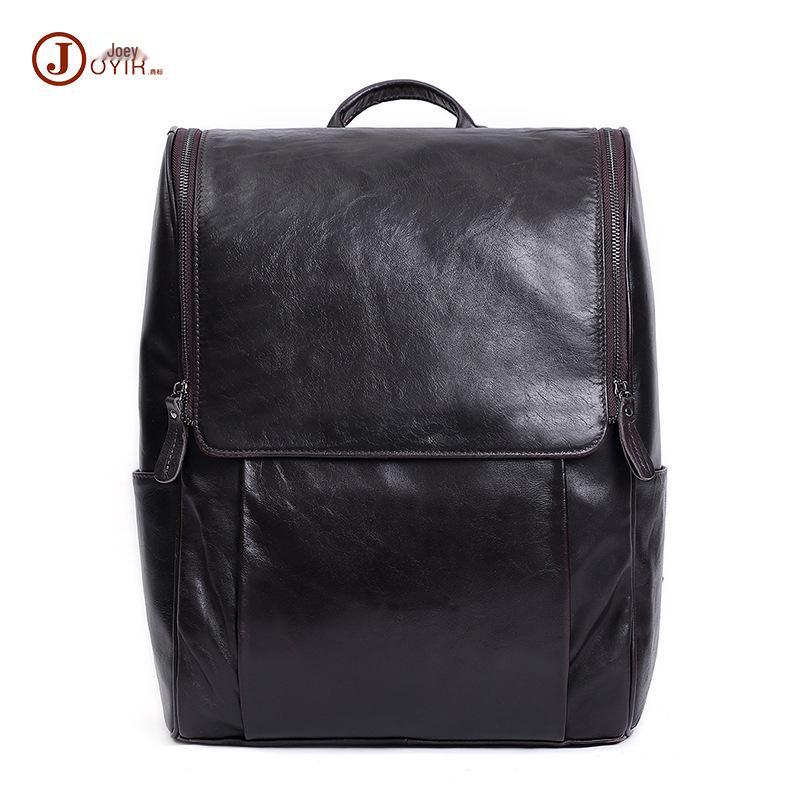 Рюкзак мужской деловой повседневный из натуральной кожи - Кожа коровья высшего слоя, Черный
Рюкзак мужской деловой повседневный из натуральной кожи - Кожа коровья высшего слоя, Черный