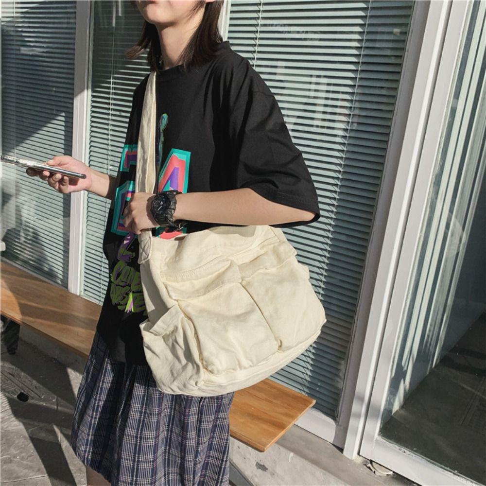 Canvas Teenager Messenger Bag Large Capacity Crossbody Bag Fashion Vintage Shoulder Bags Girls коричневий
Canvas Teenager Messenger Bag Large Capacity Crossbody Bag Fashion Vintage Shoulder Bags Girls коричневий