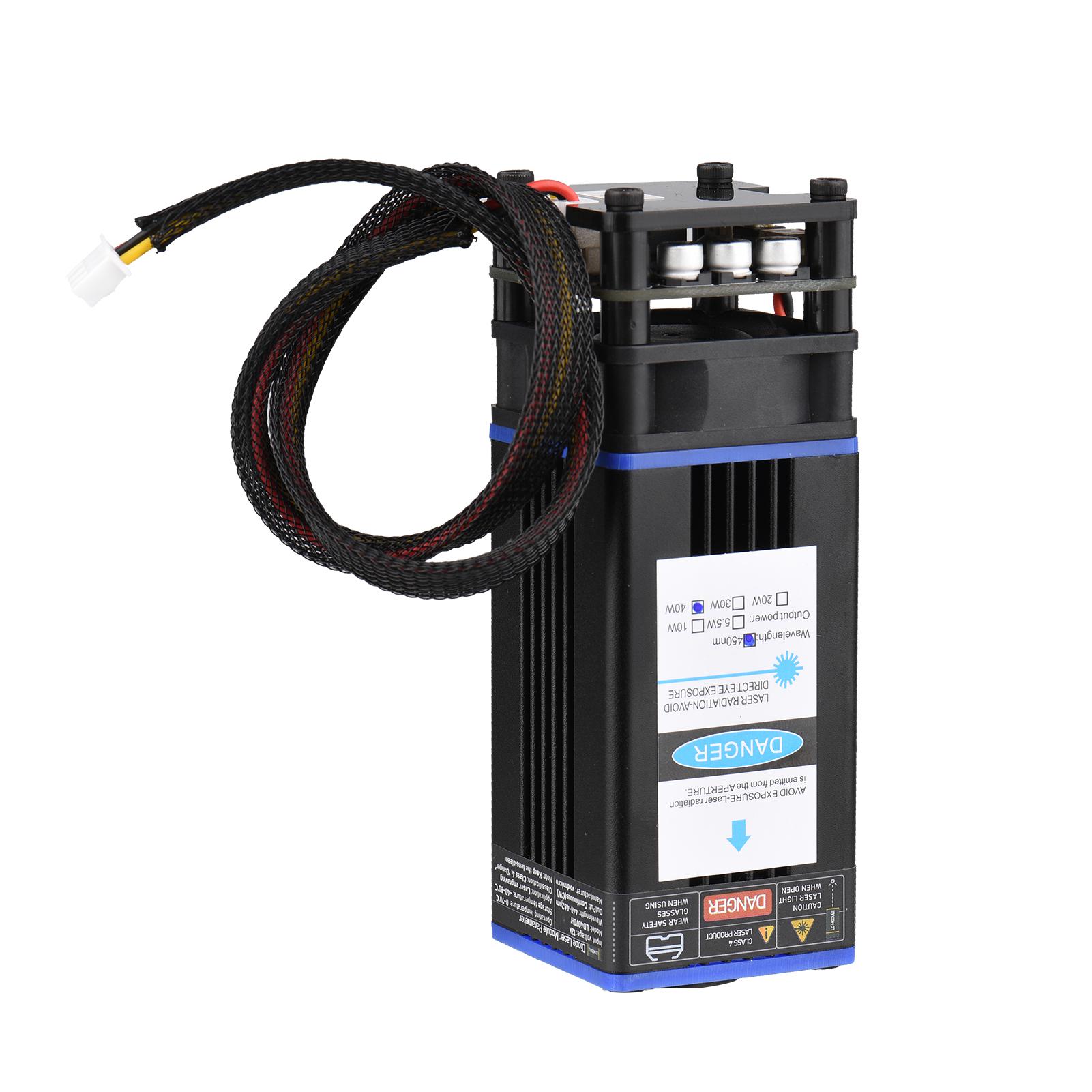 Лазерный модуль 450 нм, лазерная гравировальная головка с фиксированным фокусным расстоянием, высокоскоростной лазерный гравер, резак 3D 40W чёрный
Лазерный модуль 450 нм, лазерная гравировальная головка с фиксированным фокусным расстоянием, высокоскоростной лазерный гравер, резак 3D 40W чёрный