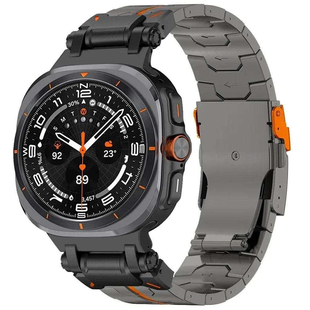 Титановий Браслет для Samsung Galaxy Watch Ultra 2025 Розкішна Ремінець Для samsung GALAXY Ultra 47MM З єднувач з Нержавіючої Сталі Ремінець Galaxy Ultra 47mm
Титановий Браслет для Samsung Galaxy Watch Ultra 2025 Розкішна Ремінець Для samsung GALAXY Ultra 47MM З єднувач з Нержавіючої Сталі Ремінець Galaxy Ultra 47mm