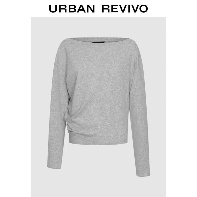 UR Off-Shoulder Pleated Long Sleeve T-Shirt S
UR Off-Shoulder Pleated Long Sleeve T-Shirt S