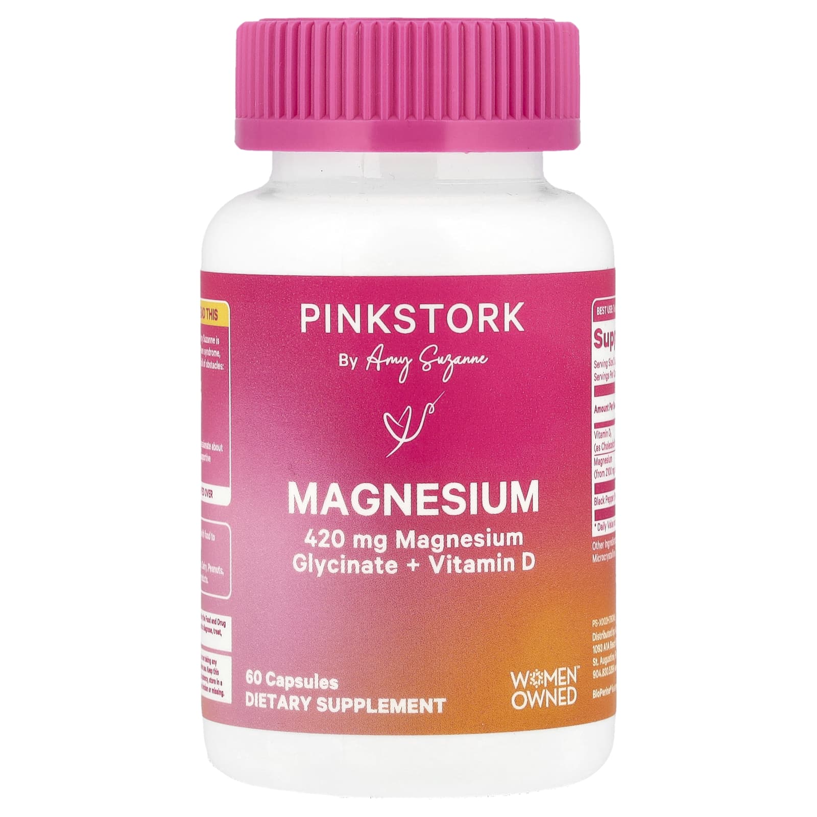 Magnesium, 60 Capsules
Magnesium, 60 Capsules