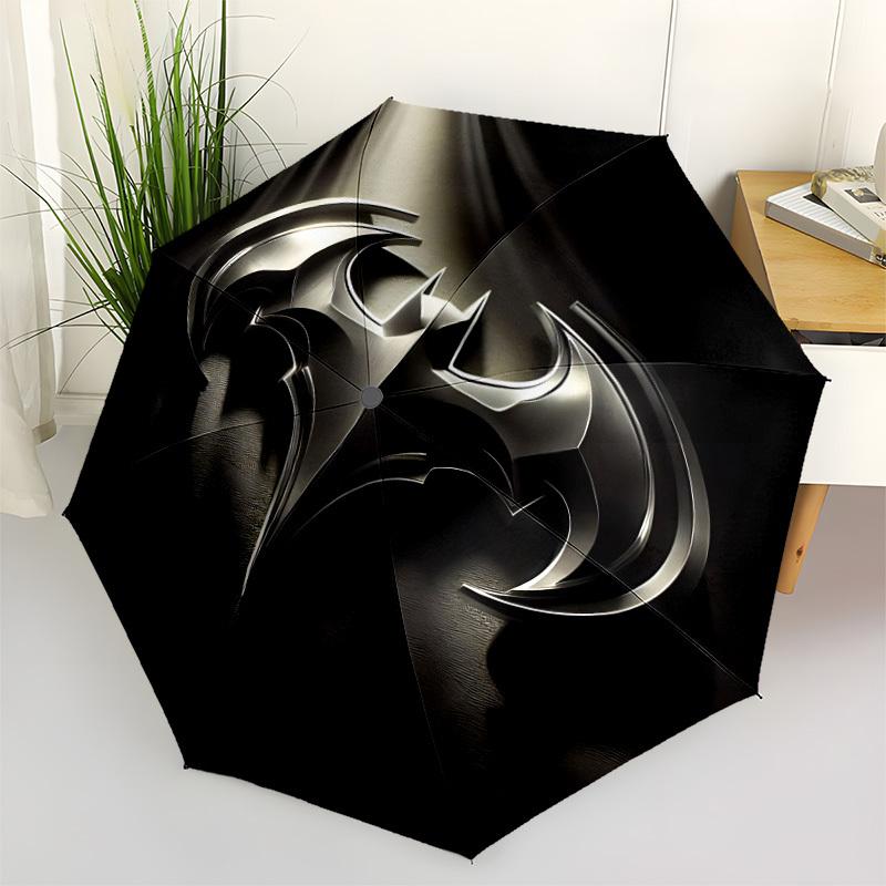 1pc Batman Logo Automatic Folding Umbrella - Sturdy 8-Rib Polyester Canopy,Sun-Defying Travel Companion yy251023134
1pc Batman Logo Automatic Folding Umbrella - Sturdy 8-Rib Polyester Canopy,Sun-Defying Travel Companion yy251023134