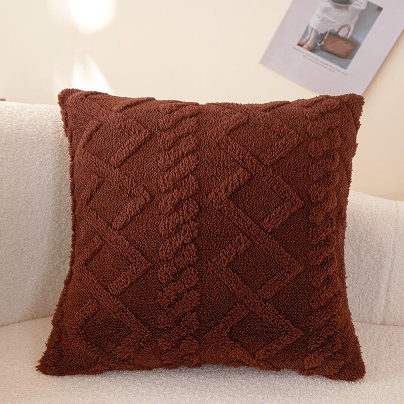 Plush Throw Pillow Case 4343cm Pink 3D Velvet Geometric Supersoft Corduroy Cushion Cover Ideal for Bed Living Indoor Room Sofa Home Decor 43x43 CM коричневый
Plush Throw Pillow Case 4343cm Pink 3D Velvet Geometric Supersoft Corduroy Cushion Cover Ideal for Bed Living Indoor Room Sofa Home Decor 43x43 CM коричневый