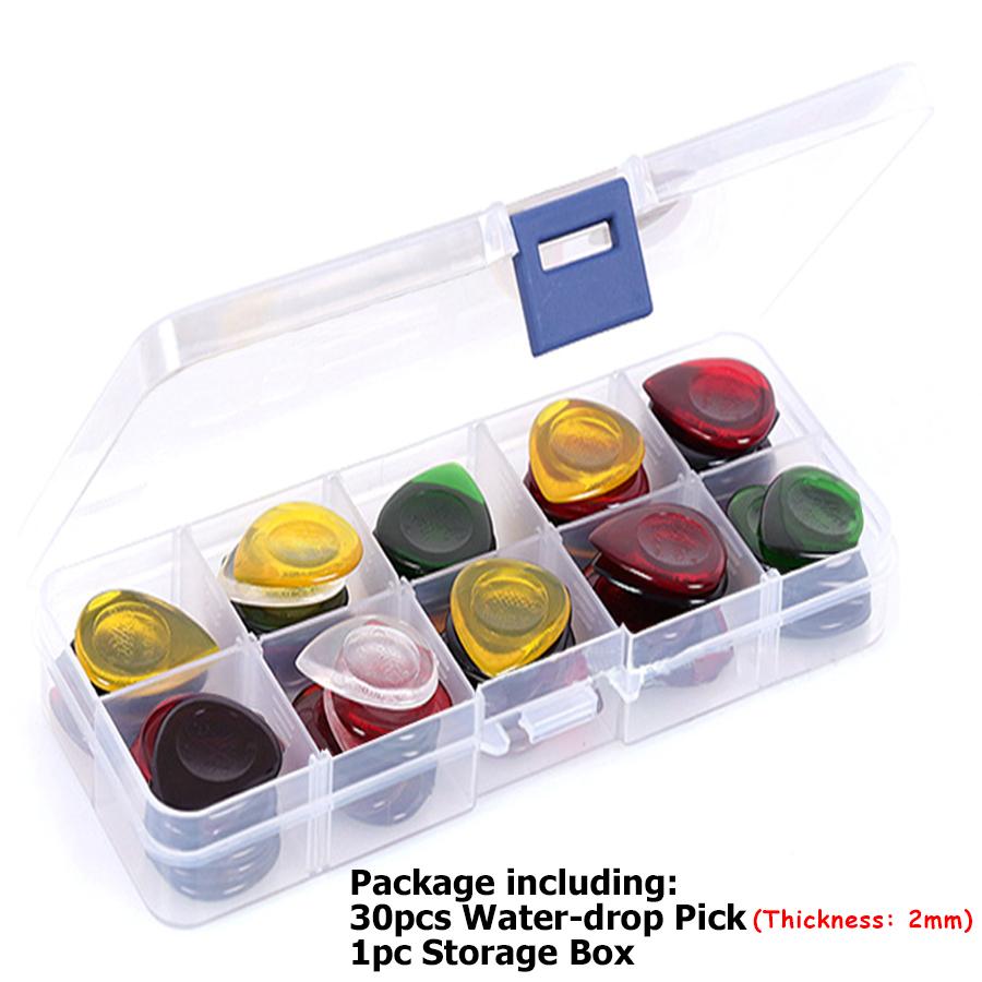 30pcs 3cm Water-drop Style Color Picks 1-3mm Thickness Durable Guitar Picks Bass Ukulele Universal Pick Instrument Accessories
30pcs 3cm Water-drop Style Color Picks 1-3mm Thickness Durable Guitar Picks Bass Ukulele Universal Pick Instrument Accessories