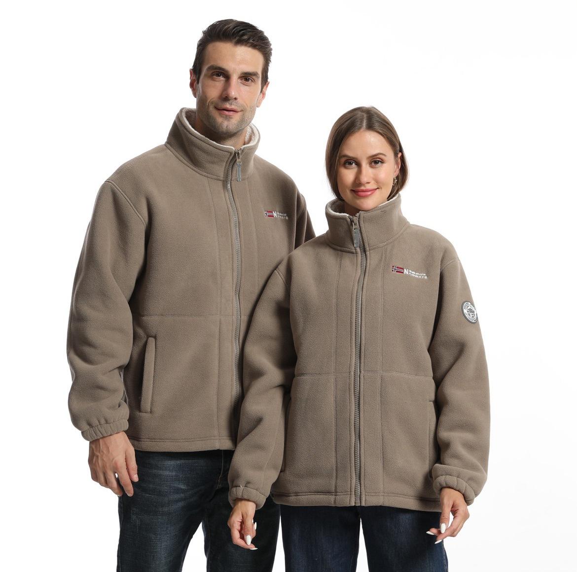 Winter Thicken Fleece Jacket Pockets Casual Polar Jackets Outdoor Cold-Proof Men Overcoat Women Warm Overcoat Plus Size Outwear XS чорний
Winter Thicken Fleece Jacket Pockets Casual Polar Jackets Outdoor Cold-Proof Men Overcoat Women Warm Overcoat Plus Size Outwear XS чорний
