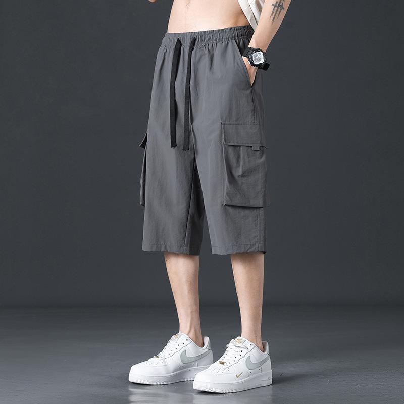 Cropped Pants Men s Summer Thin Section Over The Knee Sports Summer Loose Casual Tooling Eight-point Shorts Quick-drying S темно-сірий
Cropped Pants Men s Summer Thin Section Over The Knee Sports Summer Loose Casual Tooling Eight-point Shorts Quick-drying S темно-сірий