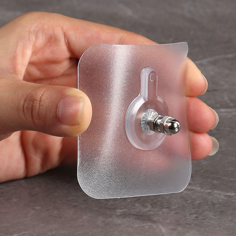 10/150x Transparent Wall Hook Stickers No Drilling No Nail Self-adhesive Photo Frame Clock Screw Hooks Hangers Holder Organizers 6x6cm
10/150x Transparent Wall Hook Stickers No Drilling No Nail Self-adhesive Photo Frame Clock Screw Hooks Hangers Holder Organizers 6x6cm