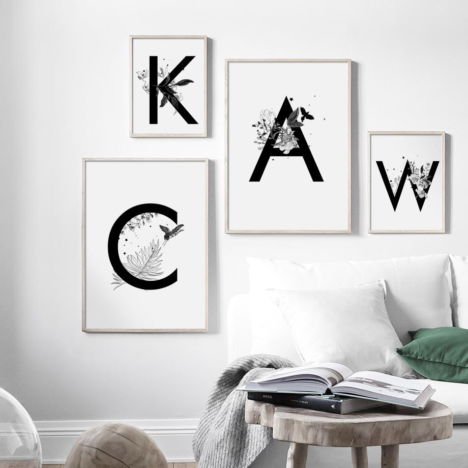 Art Painting English Alphabet Flower Abstract Nordic Poster Print Wall Picture for Living Room
Art Painting English Alphabet Flower Abstract Nordic Poster Print Wall Picture for Living Room
