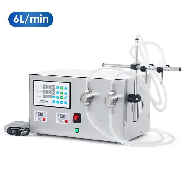 ZONESUN Liquid Bottle Filling MachineDouble Head Magnetic Pump Beverage Perfume Juice Essential Oil Water Machine ZS-YTMP2S 110 volts
ZONESUN Liquid Bottle Filling MachineDouble Head Magnetic Pump Beverage Perfume Juice Essential Oil Water Machine ZS-YTMP2S 110 volts