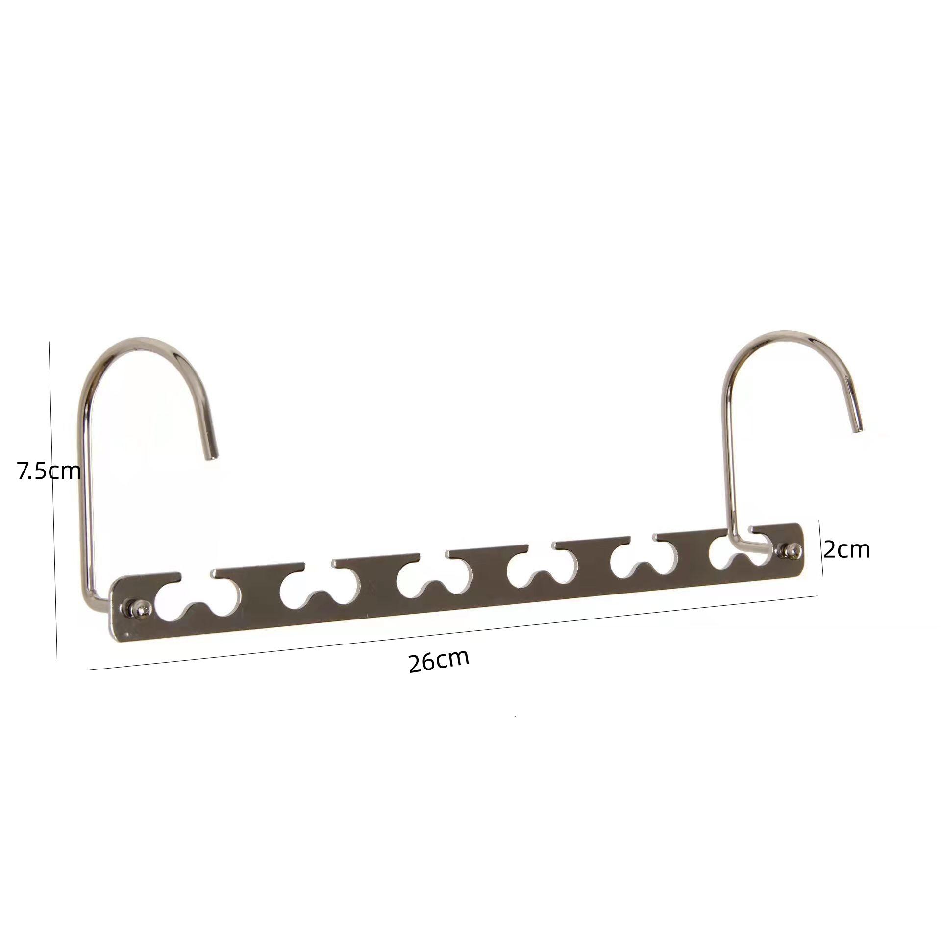 Stainless Steel 6-Hole Multifunctional Folding Hanger & Non-Slip Drying Rack
Stainless Steel 6-Hole Multifunctional Folding Hanger & Non-Slip Drying Rack
